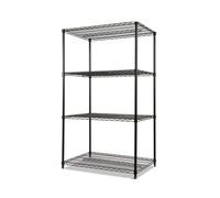 Scaffali in metallo resistente con fodere regolabili per mensole, scaffalatura in filo resistente per garage, dispensa, cucina e lavanderia