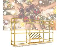 Scaffali per barrette da vino a muro montato con shelf di bottiglie di liquore con portabole in vetro a sospeso con scaffali a barre galleggiante leggera a led contropiede per giradie alla parete da