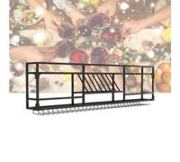 Scaffali per barrette da vino a muro montato con shelf di bottiglie di liquore con portabole in vetro a sospeso con scaffali a barre galleggiante leggera a led contropiede per giradie alla parete da