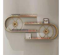 Scaffali Porta Smalti Unghie Montati Parete Organizer per smalti per unghie, supporto da parete, espositore per bottiglie di smalto in metallo, a forma di U, portaoggetti per colla per smalt