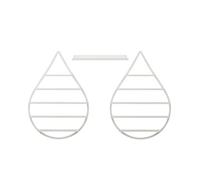 Scaffali Porta Smalti Unghie Montati Parete Scaffali per smalti per unghie a parete Espositore per smalti in metallo a parete, scatola per bottiglie di smalto a 5 strati nel negozio di salon