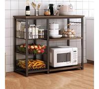 Scaffali portaoggetti in rete nera con grande capacità e più strati, ideale per bagno, armadio, garage e cucina