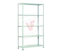 SCAFFALI SCAFFALATURA IN KIT cm. 100x40x200 h - 5 RIPIANI IN LAMIERA VERNICIATA
