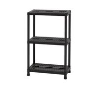 Toomax kit 3 scaffali in resina Nero 95 x 60 x 30 cm