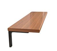 Scaffi di libri per l'organizzatore del display per la libreria galleggiante a parete per la camera da letto Walnut 20 * 80cm