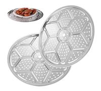 Scaffuto a vapore da 2 pcs da 11 pollici/28 cm rastrellino per piroscafo in acciaio inossidabile con vaso a vapore a vapore a vapore per cucina cucina pentola pentola a pressione cucina cucina