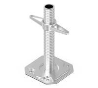 Scafom-rux piedi regolabili ponteggio - [Lunghezza 30 cm] piedini regolabili per ponteggi - piede per ponteggio - piede ponteggio - piede per impalcature - piede regolabile per ponteggio