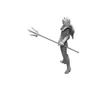 Scaglia Armatura God Cloth Poseidon Saint Seiya Figura Display Stampato 3D