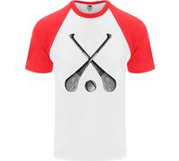 Scagliando Bats E Sfera Uomo S/S Baseball T-Shirt