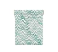 Scaglie di marmo con geometria bianca menta acqua, Spremere il portafoglio superiore da donna Borsa portaoggetti Piccola portamonete Portamonete