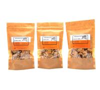 Scaglie di Quercia da Botti - Confezione 3 Pezzi - Distilleria USA, Distilleria UK & Botte di Cognac - Invecchiamento Alcolici - 3 x 100g