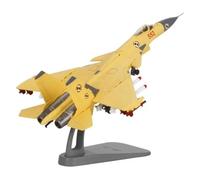 Scala 1/100 Per Il J-15 Dell'Esercito Della Marina Cinese Simile Al Modello Di Aereo Russo Su 33 Fighting Falcon Da Collezione(Yellow)