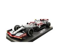 Scala 1 18 Per La Collezione Di Modelli Di Auto Da Corsa Alfa Romeo Racing C41 F1 2021 Abu Dhabi Giocattoli Metal Vehicles non RC