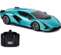 Scala 1:24 con licenza ufficiale RC Lamborghini Sián FKP 37, blu Lambo Sport gio