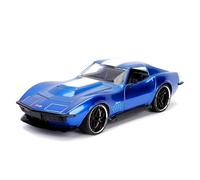 Scala 1:24 Per Corvette Stingray ZL1 1969 Modello Classico Antico In Miniatura Finito Collezione Veicoli Da Esposizione Giocattoli Metal Vehicles non RC(Blue 2)