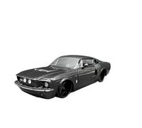 Scala 1:24 Per Ford Shelby GT500 1967 Modello Classico Antico Modello Di Auto Finito Ornamenti Per Scene Di Festa Giocattoli Metal Vehicles non RC(Nero)