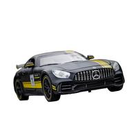Scala 1/24 Per La Simulazione Della Supercar Mercedes AMG Suono Luce Torna Al Giocattolo Per Auto In Miniatura Regalo Per Ragazzi Macchinine Mini Auto(Nero)