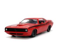 Scala 1:24 Per Plymouth Barracuda 1973Modello Classico Antico Modello Di Auto Finito Ornamenti Per Scene Di Festa Giocattoli Metal Vehicles non RC