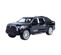 Scala 1:32 Per Toyota Tundra Fuoristrada Pick-up Suono E Luce Torna Alla Simulazione Di Regali Di Auto In Miniatura Macchinine Mini Auto(Nero)