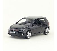 Scala 1 36 Per Volkswagen Golf GTI SUV Sport Model Toy Car Lega Pull Cars Con Suono E Luce Giocattolo Per Bambini Macchinine Mini Auto(Nero)