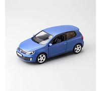 Scala 1 36 Per Volkswagen Golf GTI SUV Sport Model Toy Car Lega Pull Cars Con Suono E Luce Giocattolo Per Bambini Macchinine Mini Auto(Blu)