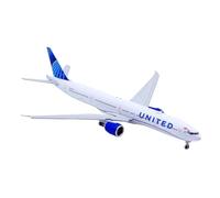 Scala 1:400 Per Il Modello Aereo In Metallo Pressofuso United Airlines Boeing B777-300ER Con Flap Verso Basso Per Aereo Raccolta Statica