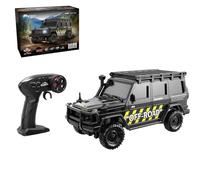 Scala 1:43 RC Rock Crawler, 2.4GHz Remote & App Dual Controlled 4WD Full Proporzionale Drift RC Monster Truck con Luci a LED per Hopbbyists