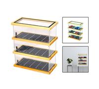 Scala 1:64 Diorama Parcheggio Modello di Scena Vetrina Acrilica,Mini Collezione