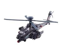 Scala 1/64 Per Elicottero Apache AH-64 Modello Militare Combattente Dell'esercito Modello Di Aereo Pressofuso 23CM