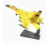 Scala 1:72 Per J-15 Fighter Fly Shark Simulazione Di Aerei Trasportati Da Portaerei Combattimento Militare Modello Di Aereo(Yellow)