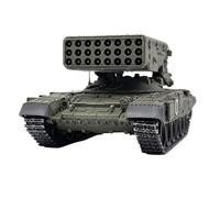 Scala 1 72 Per La Russia Operazione Militare Speciale TOS-1 Spitfire Tank Modello Finito Ornamento Da Collezione Giocattoli Metal Vehicles non RC