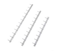 Scala 1:87 Recinzione di sicurezza in metallo per HO Model Railways Scenery Diorami Architettura e layout in miniatura (3 set di argento)