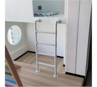 Scala A Castello in Metallo Resistente per Camper, Camper, Scale Sospese per Interni Ed Esterni, Scala di Uscita, Scala di Fuga per Finestre del Seminterrato, White, 1.7m/67in