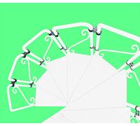 SCALA A CHIOCCIOLA modello ASGAARD - ZINCATA e VERNICIATA - FERRO BATTUTO - ITA