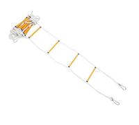 Scala a corda da 12 metri, scala antincendio, scala di salvataggio ignifuga, pieghevole, girevole con una portata di 200 kg, adatta per attacchi e operazioni di salvataggio.