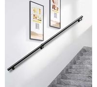 Scala a parete il | Rivestimenti in ferro battuto per interni ed esterni | Asta di supporto da 1-6 metri | Tubo zincato nero Gb il | Step Baluster Safety il