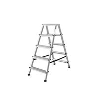 Scala a pioli pieghevole su due lati, 2 x 5 gradini