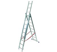 FACAL Scala Alluminio Allungabile a libretto 9x3 gradini cm 258/594 - SL260-3