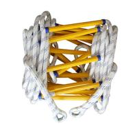 Scala a sfilo ignifuga Moschettone for scala in corda di nylon, dimensioni multiple, antincendio, arrampicata, addestramento, salvataggio(33FT/10M)