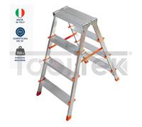 SCALA ALLUMINIO 4 GRADINI DOPPIA SALITA CASALINGA