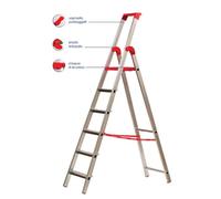 SCALA ALLUMINIO A LIBRETTO FACAL 7 GRADINI USO PROFESSIONALE EN131