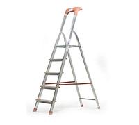 Scala alluminio a libretto portata 150 Kg casa Made in Italy certificato EN131 5 GRADINI