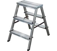 FACAL SGABELLO SCALA Scaletta doppia salita in alluminio 3 GRADINI