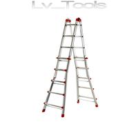 SCALA ALLUMINIO TELESCOPICA MULTIFUNZIONE ACCIAIO 5+5 PIOLI GIERRE PEPPINA