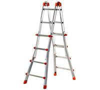 Scala in alluminio telescopica GIERRE Peppina AL002 - Serie 5 pioli 4+4