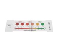 Scala Analogica Visiva del Dolore con Righello 10cm, Plastica | Valutazione Numerica del Dolore, Fronte Doppia con Grafico a Colori, per Cliniche e Riabilitazione