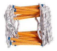 Scala antincendio - 3 m in nylon resistente corda di emergenza scala con moschettone, design antiscivolo per arrampicata allenamento e salvataggio