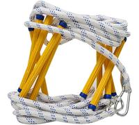 Scala antincendio di soccorso, Scala di salvataggio ignifuga for uscite di sicurezza 3M-20M, scala di emergenza for uscite di sicurezza con ganci(10m)