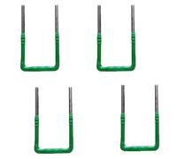 Scala antincendio per camper, scala antiscivolo per case a 2 piani, uso interno ed esterno, confezione da 4, 40 x 30 x 1,4 cm, soluzione sicura per fuga di emergenza