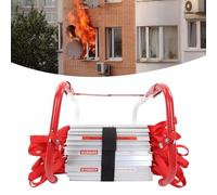 Scala antincendio per finestra di emergenza a 2 piani, sicurezza portatile per bambini, con catene in acciaio
